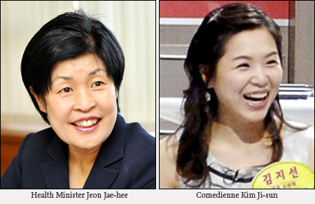korean-health-minister-jeon-jae-hee-and-comedian-kim-ji-sun