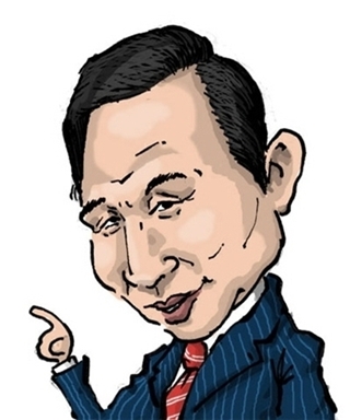 Lee Myung-bak cartoon