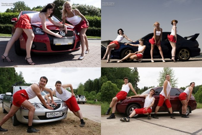 Men in Women's Poses