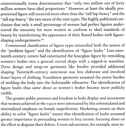 Corset Figure-Classification Schemes p.67 An Intimate Affair