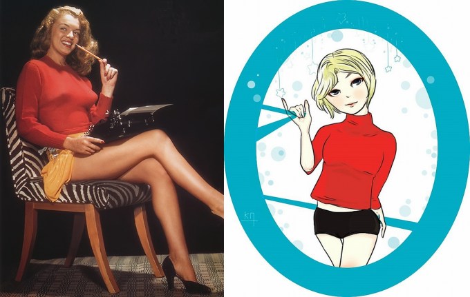 Marilyn Monroe Ga-in Sweater Girls