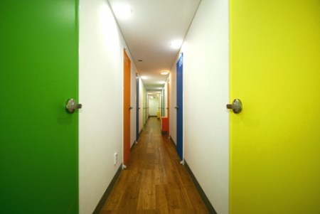 Korean Room Cafe Hallway