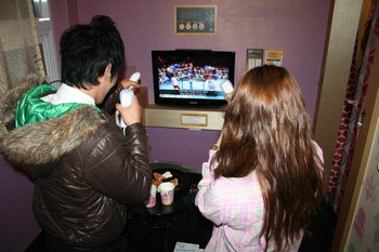 Korean Room Cafe Teen Couple