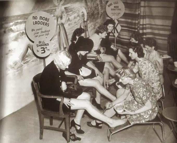 Liquid stockings nylon world war two