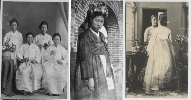 Examples of Korean women in the 1900’s